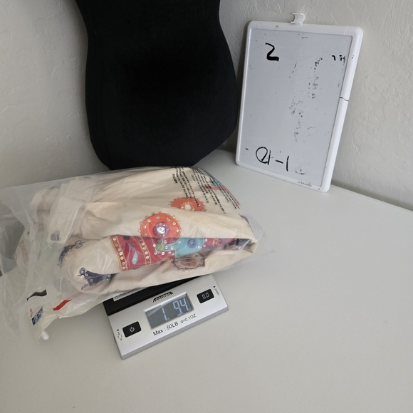 Handmade  Embroidered Vintage Floral.  Maxi Skirt Boho Folk Festival Beaded XL - Picture 12 of 12